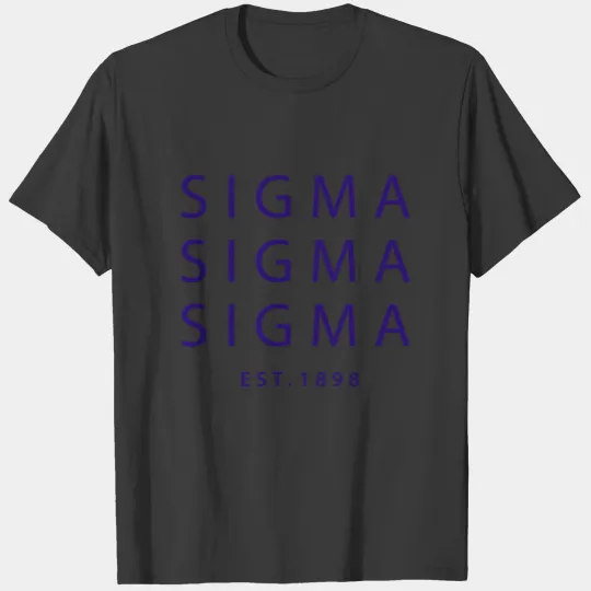 Sigma Sigma Sigma Modern Type T-shirt