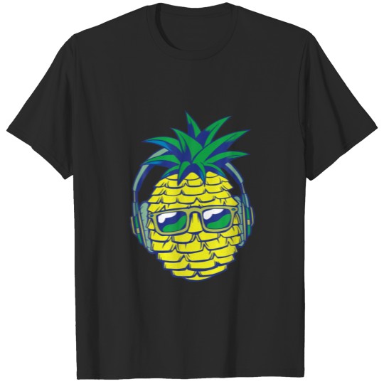Discover Pineapple Music Musician Synthesizer Techno Festiv T-shirt