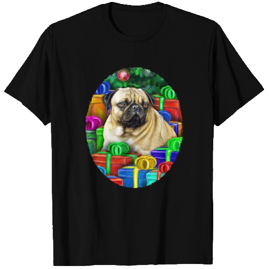 Chinese Pug Christmas Open Gifts NOW T-shirt