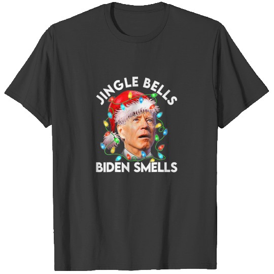 Anti Biden Christmas Jingle Bells Biden Smells Rep T-shirt