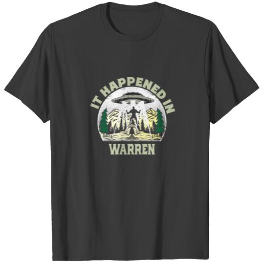 Alien UFO In warren City Sleeveless T-shirt
