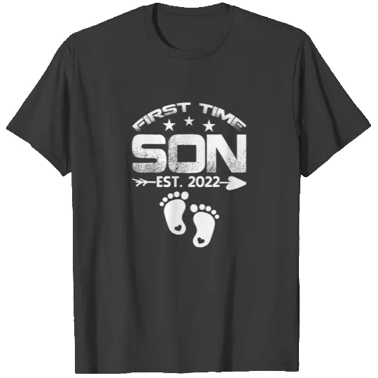 First Time Son Est 2022 Baby Funny Father's Day T-shirt