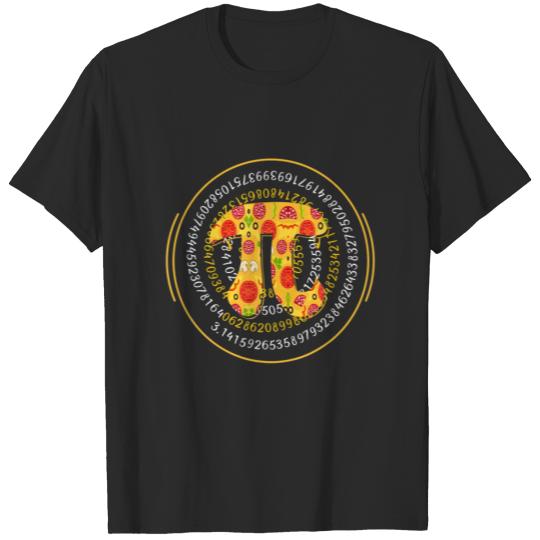 Pi Spiral Novelty Math Geek 3.14 Happy Pi Day Pizz T-shirt