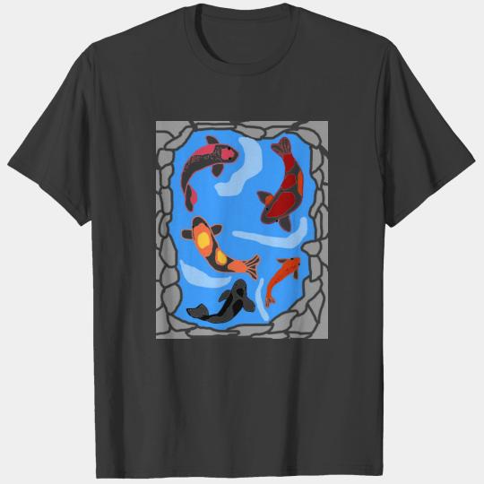 Koi pond T-shirt