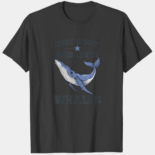 Funny Whale  Gifts for Boys Whales Lover Shir T-shirt