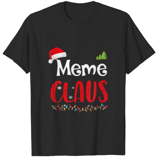 Discover Meme Claus Matching Family Christmas Pajamas Xmas T-shirt