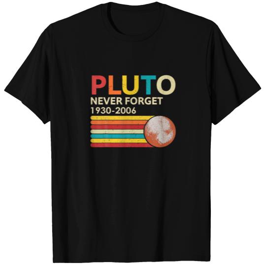 Pluto Never Forget 1930 - 2006 Vintage Funny Scien T-shirt