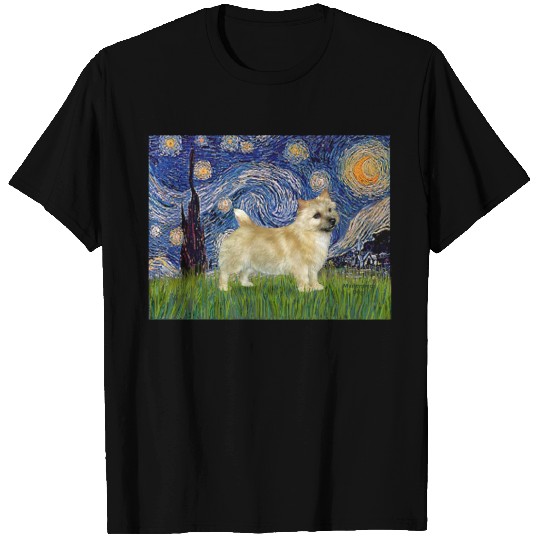 Starry Night - Norwich Terrier T-shirt
