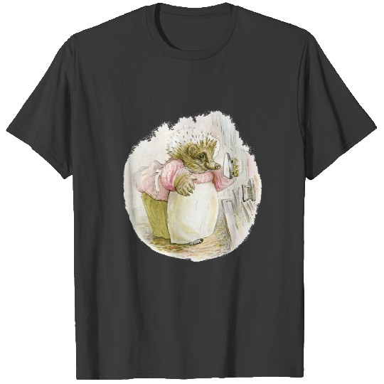 Hedgehog with Iron Mrs Tiggy-Winkle T-shirt