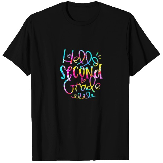 Hello 2Nd Grade Teacher Student Back To School T-shirt