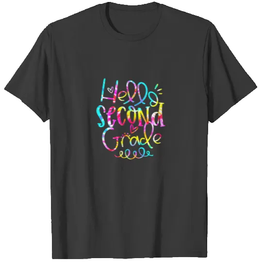 Hello 2Nd Grade Teacher Student Back To School T-shirt