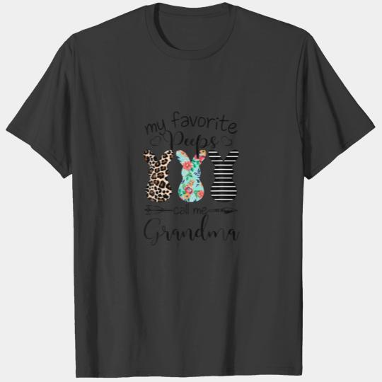 My Favorite Call Me Grandma Happy Easter Day Mothe T-shirt
