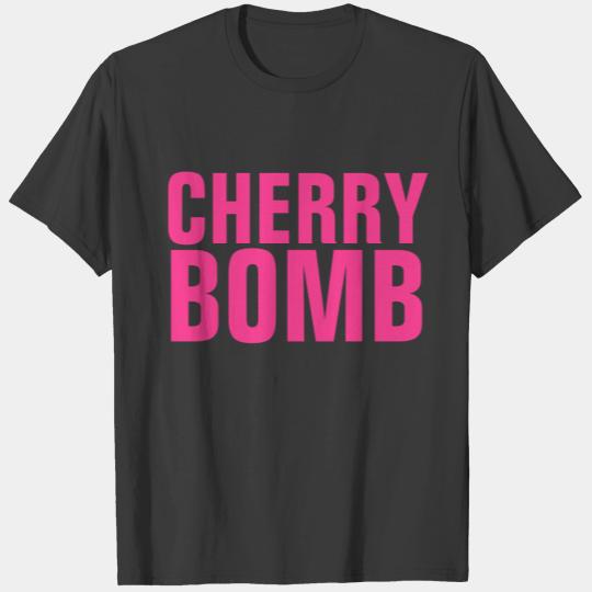 Ladies Vintage Rock-n-roll CHERRY BOMB s T-shirt