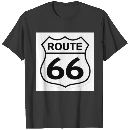route 66 shield T-shirt