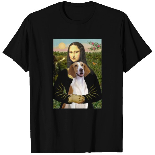 Mona Lisa - American Foxhound T-shirt