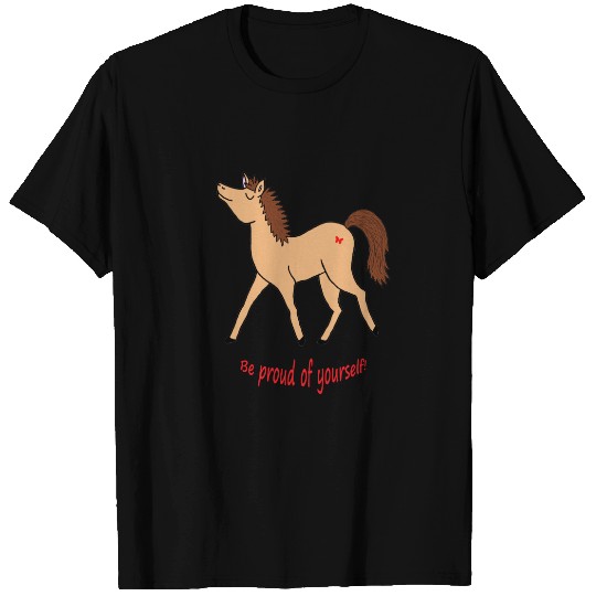 Cute pony - hand drawn. T-shirt