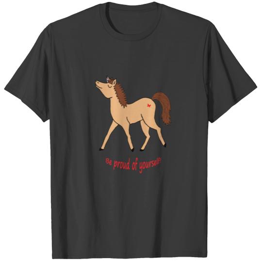 Cute pony - hand drawn. T-shirt