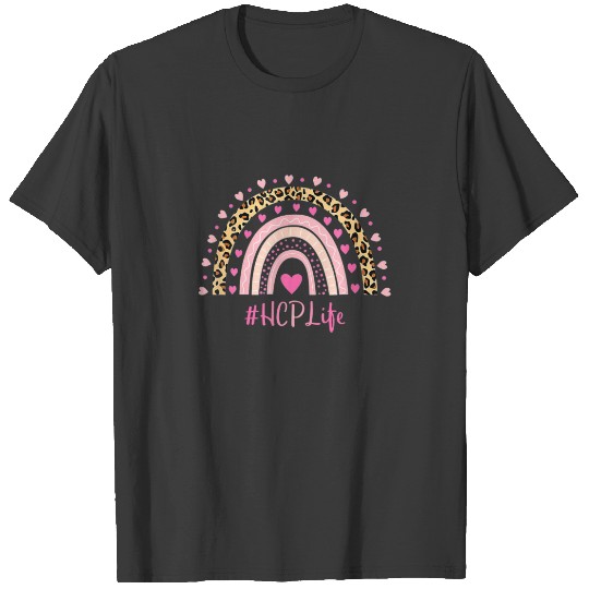 HCP Nurse Leopard Print Boho Rainbow NURSE's WEEK T-shirt
