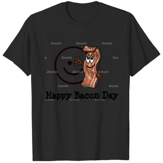 Discover Happy Bacon Day T-shirt