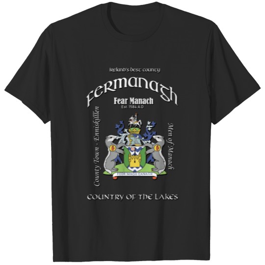 Discover Fermanagh Ireland Crest T-shirt
