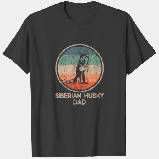 Siberian Husky Dog - Vintage Siberian Husky T-shirt