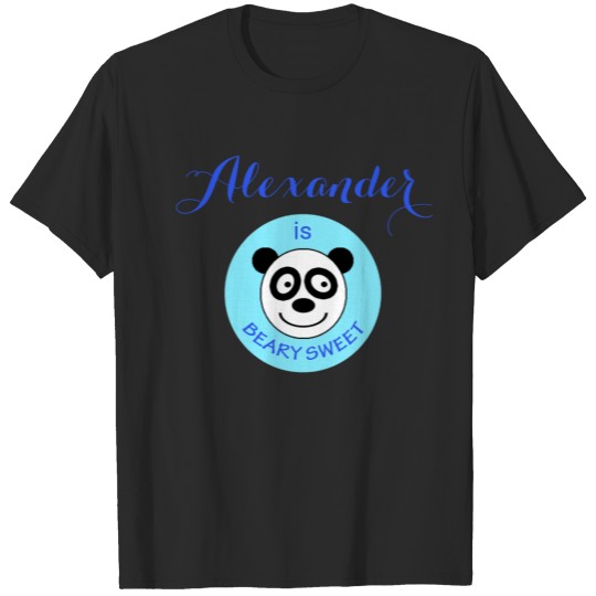 Discover Personalized Baby Boy Name Panda Themed T-shirt