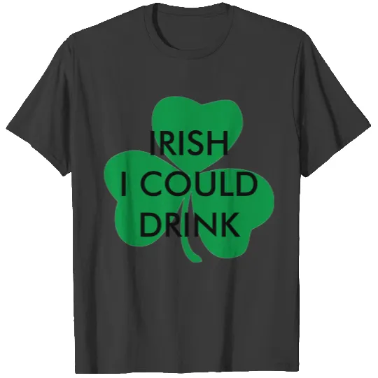 Irish I could drink baby shower maternity T-shirt