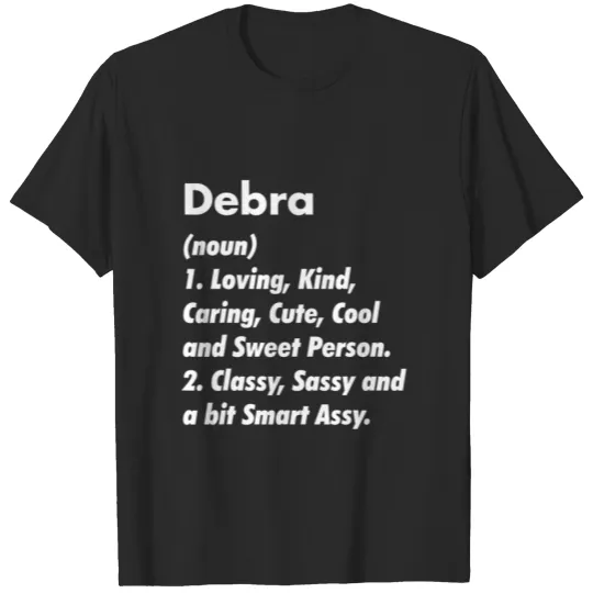 Discover Debra Definition Personalized Funny Birthday Gift T-shirt