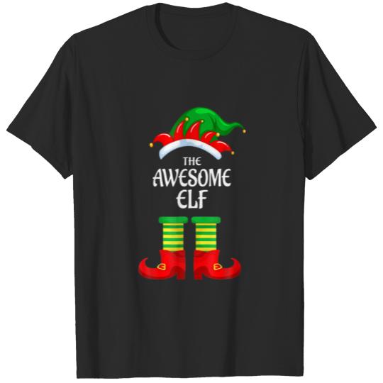 Discover Awesome Elf Matching Group Xmas Funny Family Chris T-shirt