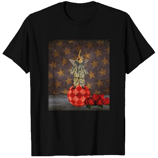 Vintage Circus Angel Clown T-shirt