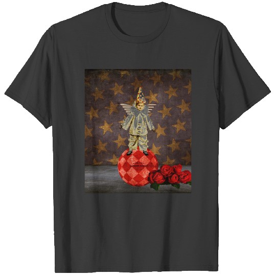 Vintage Circus Angel Clown T-shirt