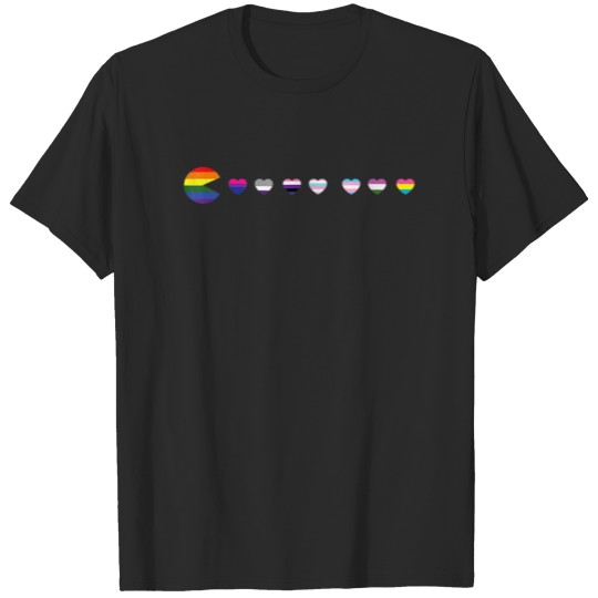 Discover Video-Game Funny Gaming LGBQ Ally Pride Flag Gamer T-shirt