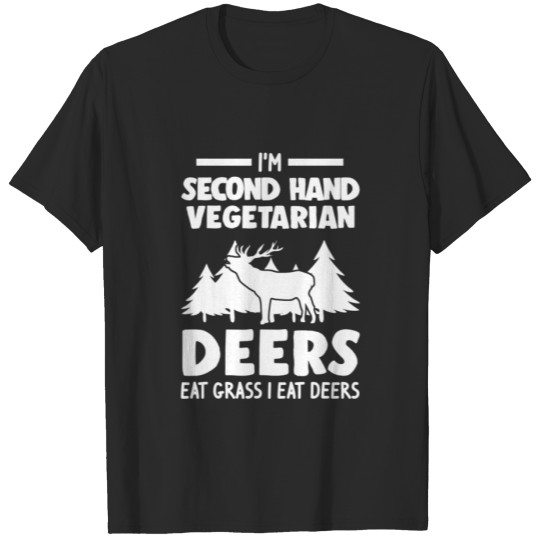 Discover I'm Second Vegetarian Deers Deer T-shirt