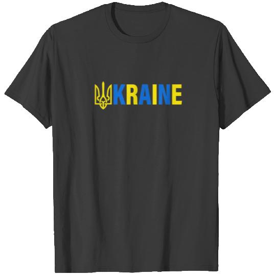 Ukraine Lover Ukraine Trident Vintage Ukrainian Fl T-shirt