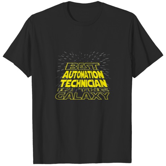 Automation Technician Funny Cool Galaxy Job T-shirt