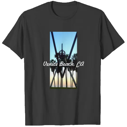 Venice Beach Sky Los Angeles California Photo T-shirt