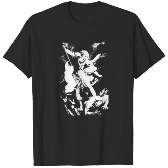 Discover Archangel Michael Two-Tone T-shirt