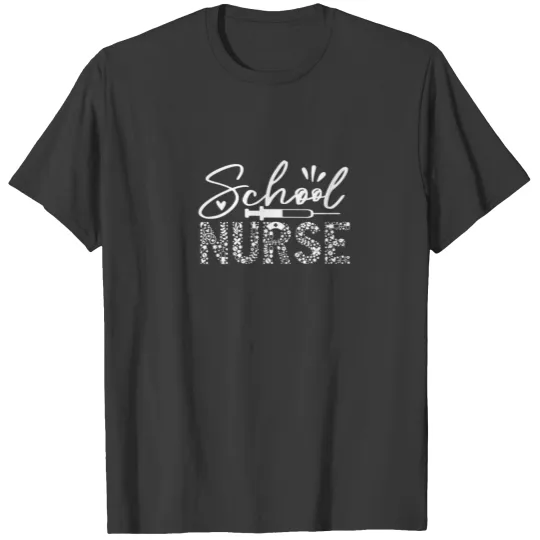School Nurse Back To School Nursing Registered Ped T-shirt