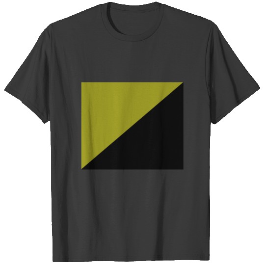 Yellow & Black Anarcho Capitalism Flag T-shirt