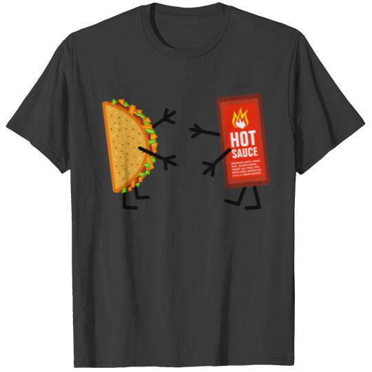 Taco & Hot Sauce - Customizable T-shirt