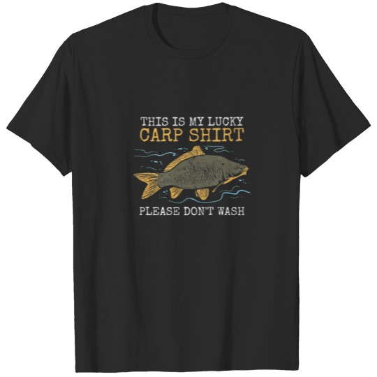 Discover Lucky Carp - Carps Fishing Angler Sportfishing Ang T-shirt