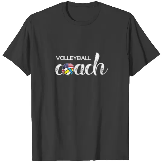 Volleyball Coach Jersey Gift Indoor Beach Players T-shirt