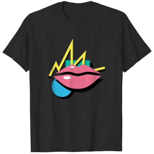 Lips | Retro 90s Aesthetic Vaporwave T-shirt