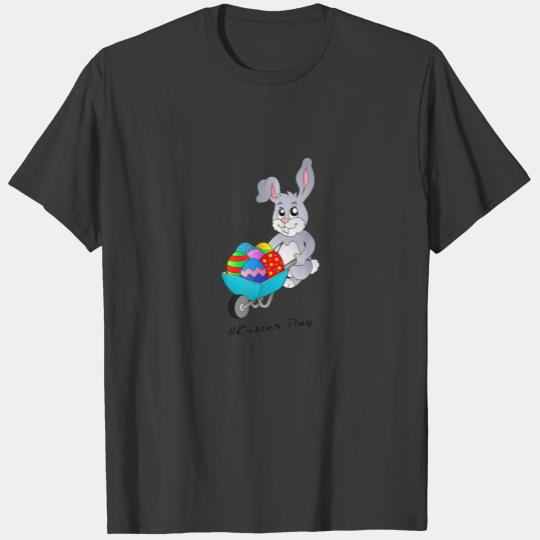 Cute Easter Bunny Easter Day For Boys And Girls Ra T-shirt