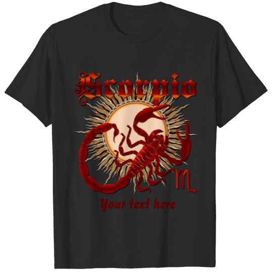 Scorpio-Zodiac Men All Styles Light Design-1 T-shirt