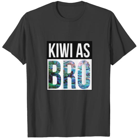 NEW ZEALAND KIWI AS BRO SIMPLE PAUA T-shirt