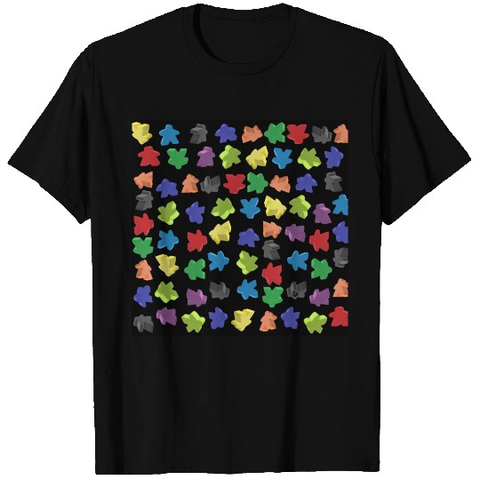 Meeples 3D falling by Blackburn Ink Polo T-shirt