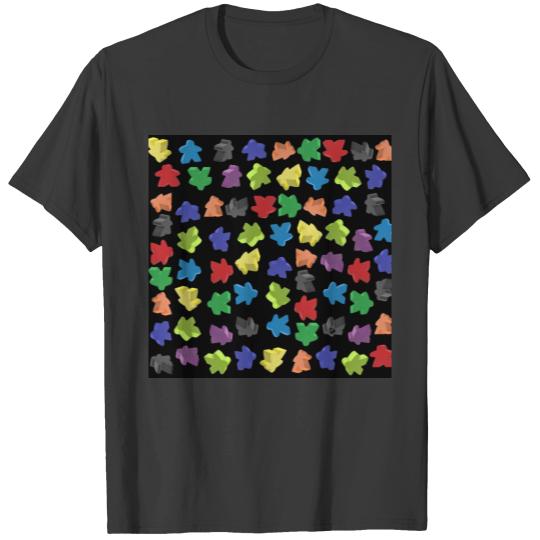 Meeples 3D falling by Blackburn Ink Polo T-shirt