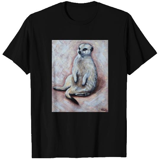 Slouchy Meerkat Painting T-shirt