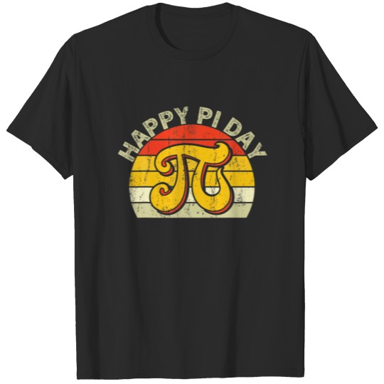 Pi Math Science STEM Gift 3.14 Pi Day Vintage Retr T-shirt